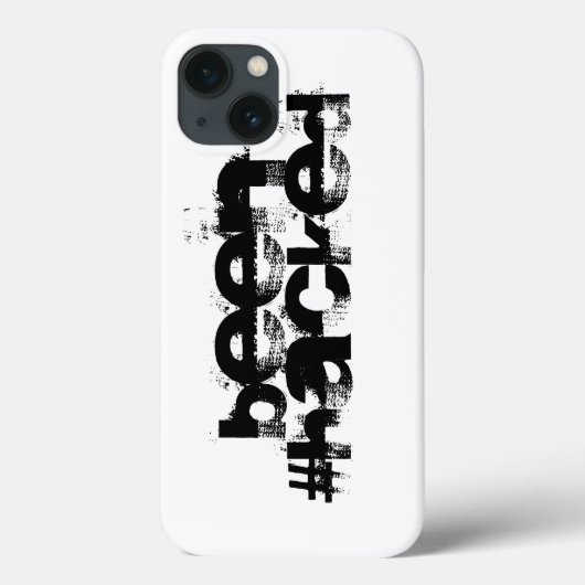 ハッキングされた Case-Mate iPhoneケース (裏面)