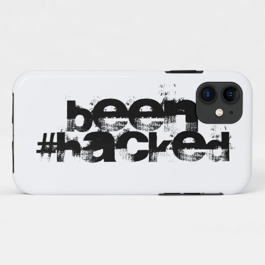 ハッキングされた Case-Mate iPhoneケース (裏面(横))