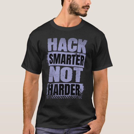ハッキング頭が切れる倫理ハッキングCybersecurity Hacker Tシャツ (正面)
