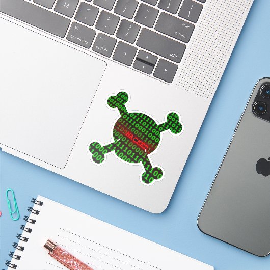 ハッキング シール (ノートパソコンとiPhone)