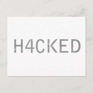 ハッキング ポストカード