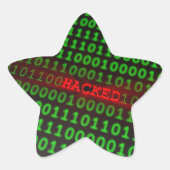 ハッキング 星シール (正面)