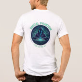 ハッキングTシャツ トライブレンドTシャツ (裏面)