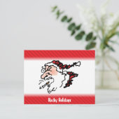 ハッキンサンタおもしろいートゥーン シーズンポストカード (スタンド正面)