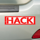 ハックスタンプ バンパーステッカー (車上)