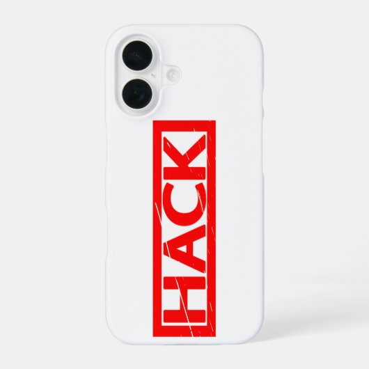 ハックスタンプ iPhone 16ケース (裏面)