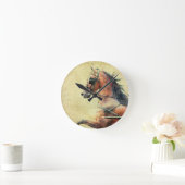 ハックニーポニー ラウンド壁時計 (ホーム)