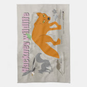 ハックニー・ワイルドライフ・ティー・タオル キッチンタオル (縦)
