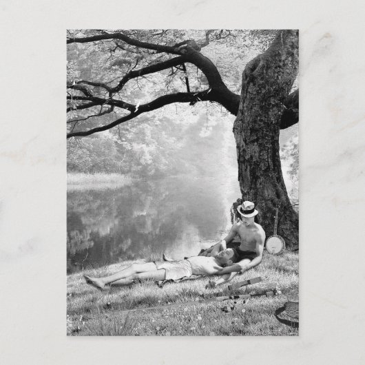 ハックルベリーとトム ポストカード (正面)