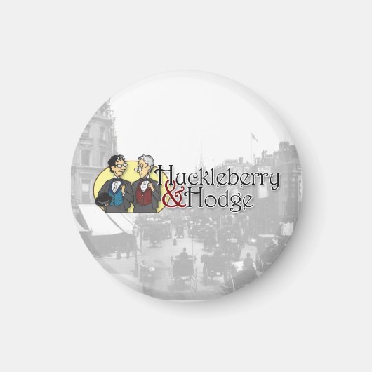 ハックルベリーとホッジ磁石 マグネット (正面)