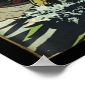 ハックルベリーフィンマークトウェイン漫画ブックカバー ポスター (角)