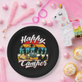 ハックールプキャンパーパーティー ペーパープレート (パーティー)