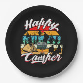 ハックールプキャンパーパーティー ペーパープレート (正面)