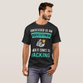 ハック・ハッカーに夢中になっている Tシャツ (正面フル)