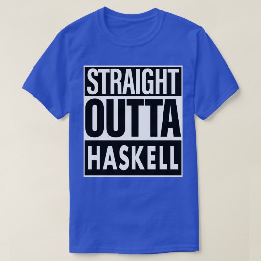 ハッケル名ストレートアウトタハッケル Tシャツ (デザイン正面)