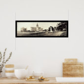 ハッケンサックNJコート写真1913 ポスター (キッチン)