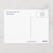 ハッサム7月4日 ポストカード (裏面)