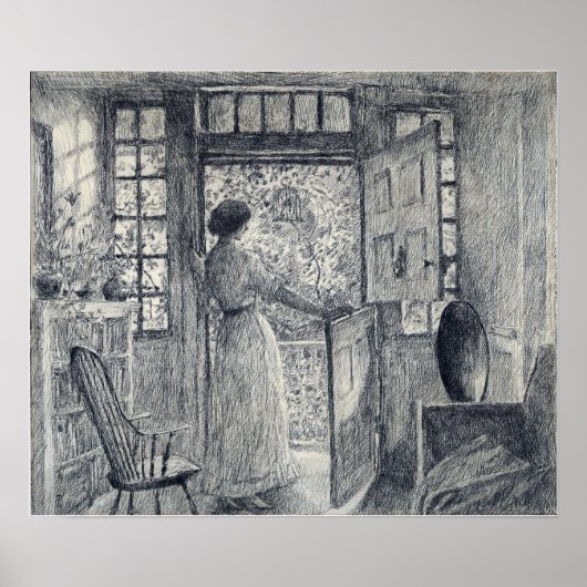 ハッサム – ザオランダドア(Holley House Cos Cob) ポスター (正面)