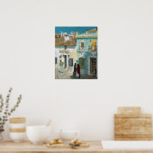 ハッサム – プラザ・デ・ラ・メルセド・ロンダ1910 ポスター (キッチン)