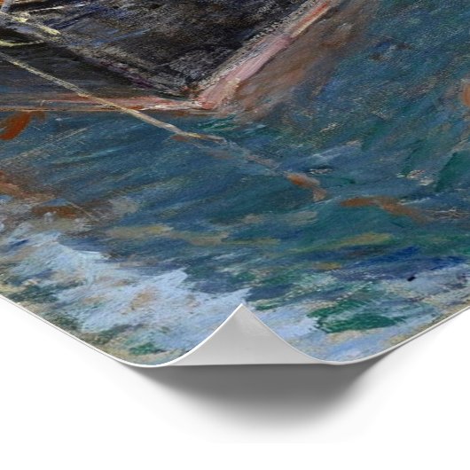 ハッサム – Mackerel Schooner Gloucester 1890 ポスター (角)