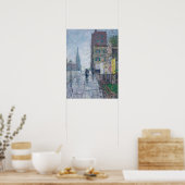 ハッサム – Rainy Day 1890 ポスター (キッチン)