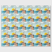 ハッサンIIモスクカサブランカモロッコ ラッピングペーパー (フラット)