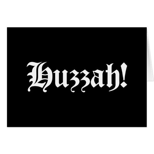 ハッザー！中世タイポグラフィ (正面横)