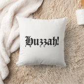 ハッザー!中世タイポグラフィ クッション (ブランケット)