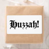 ハッザー！中世タイポグラフィ ラベル (インサイチュ)