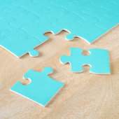 ハッシュタグターコイズの色のグラデーション ジグソーパズル (側面)