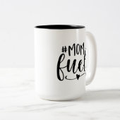 ハッシュタグママ燃料マグ ツートーンマグカップ (正面右)