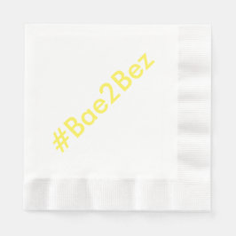 ハッシュタグ結婚の婚約パーティディナーナプキンス 縁ありランチョンナプキン