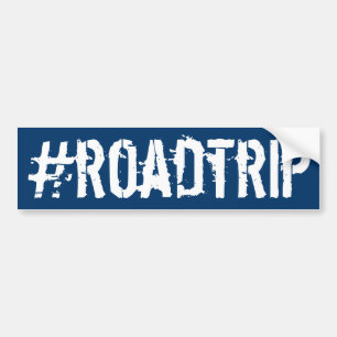ハッシュタグ道路の旅 バンパーステッカー