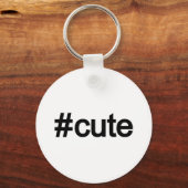 ハッシュタグ#かわいい キーホルダー (正面)