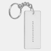 ハッシュタグ |トレンドモダンソーシャルメディア# キーホルダー (正面左)