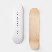 ハッシュタグ |トレンドモダンソーシャルメディア# スケートボード (正面)