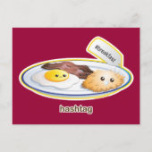 ハッシュタグ ポストカード (正面)