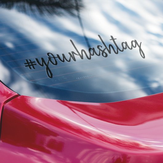 ハッシュタグ# |モダンソーシャルメディアのバンパー シール