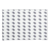 ハッシュタグ 枕カバー (正面右)