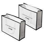 ハッシュタグ | 現代のソーシャルメディアビジネス ラージペーパーバッグ