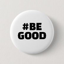 ハッシュタグ BE GOOD テキスト 白