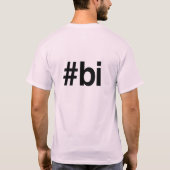 ハッシュタグ BI -.png Tシャツ (裏面)