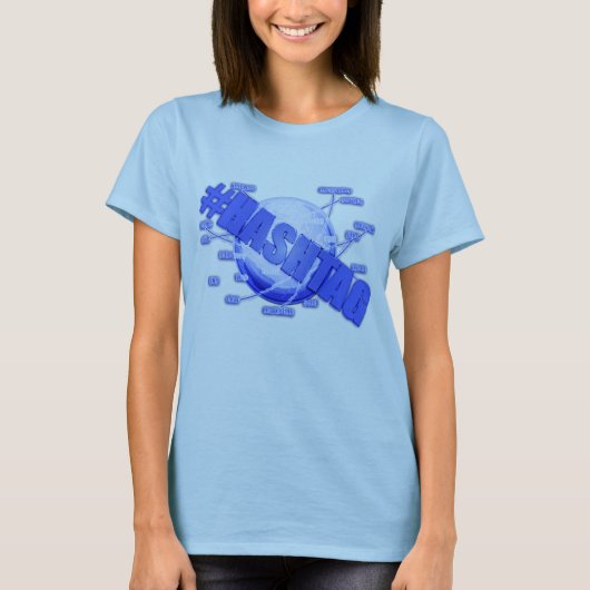 ハッシュタグ Tシャツ (正面)