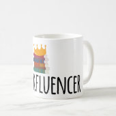 ハッシュタグBookinfluencer読の漫画 コーヒーマグカップ (正面右)