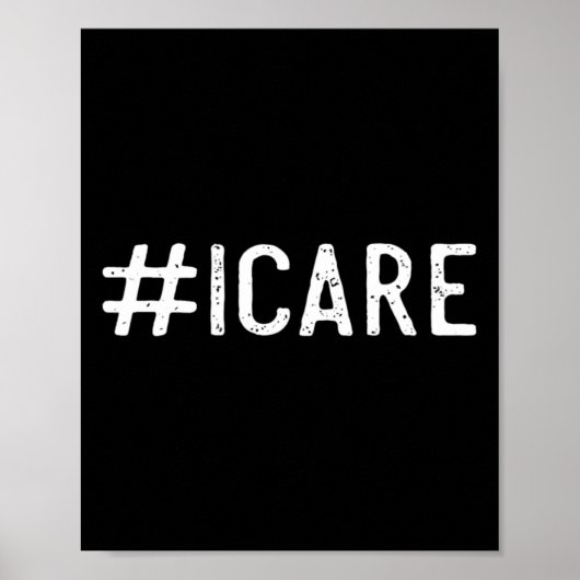 ハッシュタグICARE自殺防止認識度 ポスター (正面)