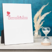 ハッシュタグSweet sixteen フォトプラーク (側面)