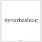 ハッシュタモダング シール (シート)