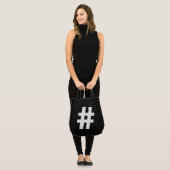 ハッシュトート トートバッグ (正面(モデル))