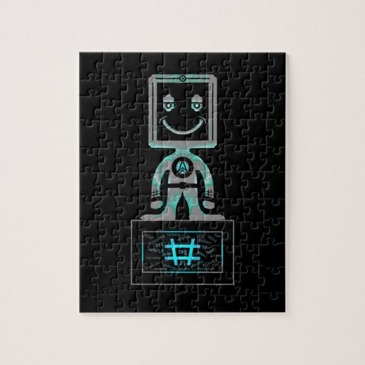 ハッシュラベルすごいヒーロー ジグソーパズル (縦)