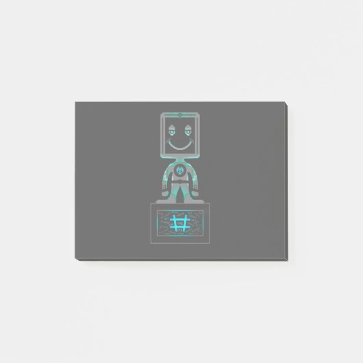 ハッシュラベルすごいヒーロー ポストイット (正面)